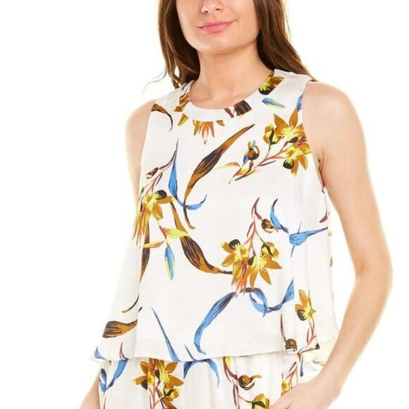 krisa Tops - Krisa Floral Swing Tank Small
